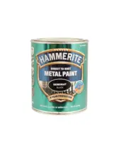 Hammerite Semimat metalmaling sort 250 ml