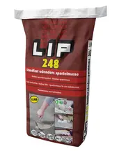 LIP 248 udendørs spartelmasse standfast grå 15 kg