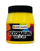 Mix&Match Dekomaling inde & ude i gul 250 ml