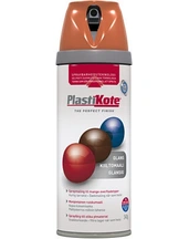 Plasti-Kote twist spraymaling 400 ml blank orange