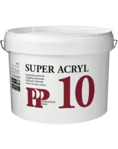 PP Vægmaling Super 10 Acryl hvid S0500N 10 L