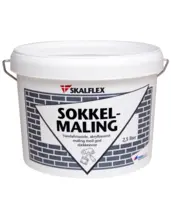 Skalflex sokkelmaling sort 2,5 L