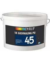 DYRUP Gulvmaling 1K Pu 4.5 Liter - Hvid/Base 5