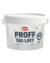Gjøco tak/loft - refleksfri loftmaling 9 liter