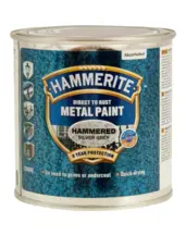 Hammerite effekt metalmaling sølvgrå 250 ml