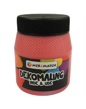 Mix&Match Dekomaling inde & ude i rød 250 ml