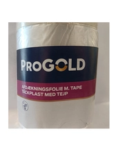 Progold Afdækningsplast m. Tape 550mm x 33M